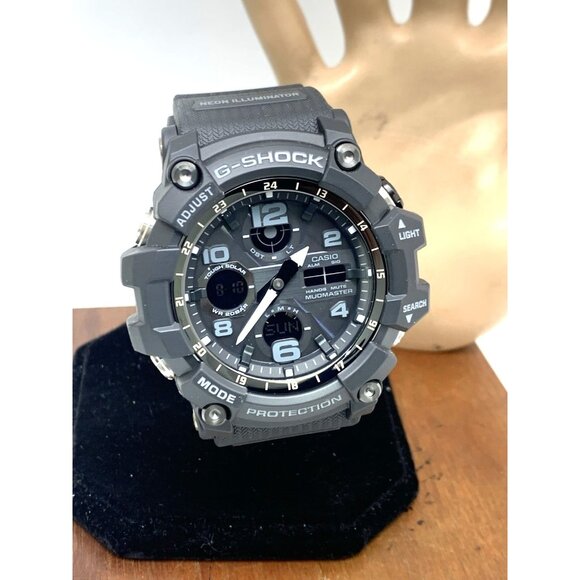 Casio G-Shock Men's Watch GSG100-1AWC Quartz Mudmaster Black Resin Ana-Dig 5562 - Picture 14 of 15